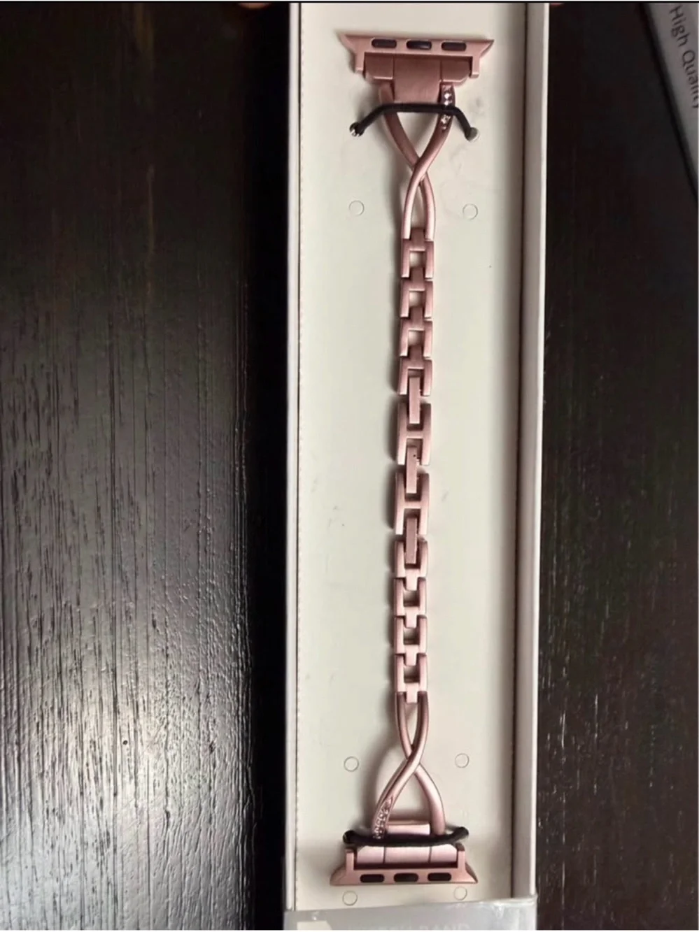 Rose Gold Metal Mesh & Link smart Watch Bands